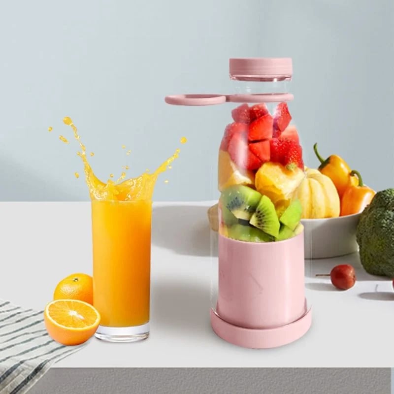 Extracteur de jus portable – Jus frais à tout moment, rechargeable par USB et facile à nettoyer