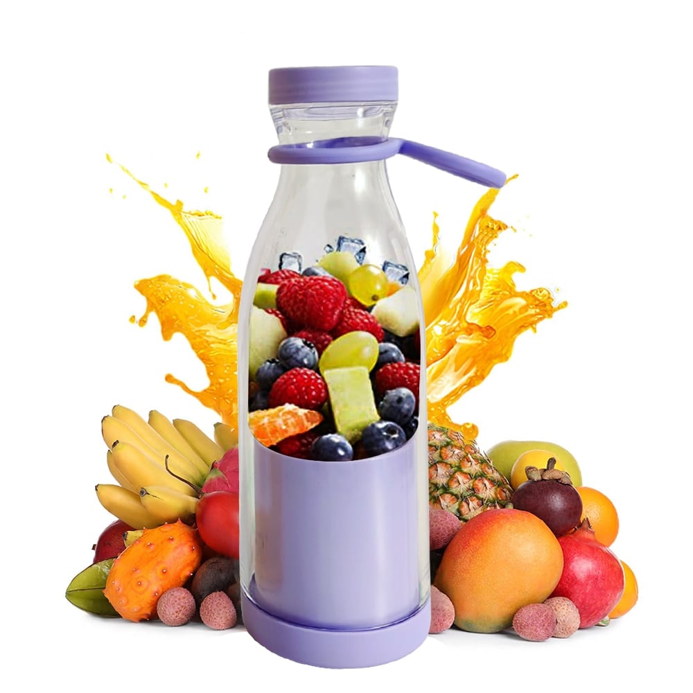 Extracteur de jus portable – Jus frais à tout moment, rechargeable par USB et facile à nettoyer