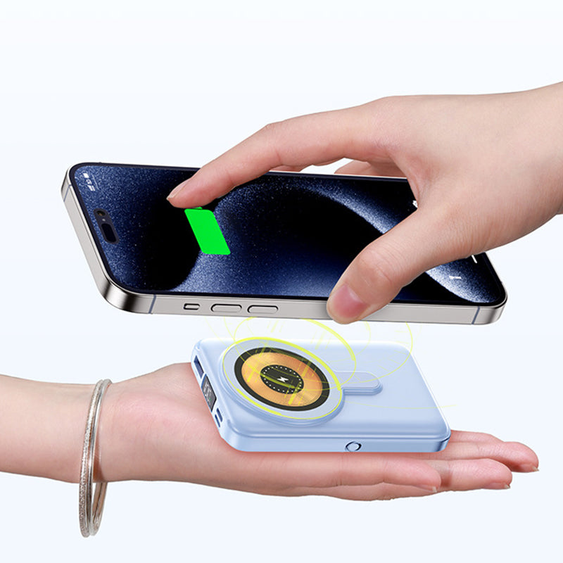 Banque d'alimentation magnétique sans fil 10000mAh Charge rapide