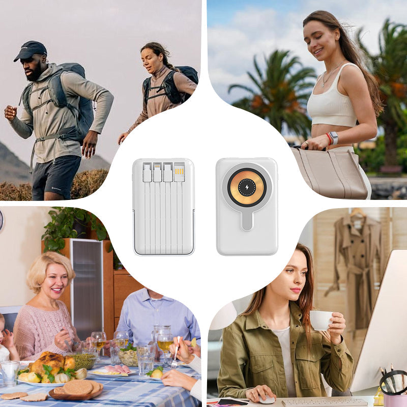 Banque d'alimentation magnétique sans fil 10000mAh Charge rapide