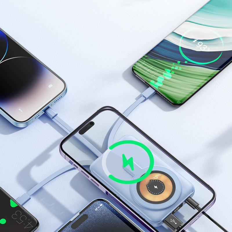 Banque d'alimentation magnétique sans fil 10000mAh Charge rapide
