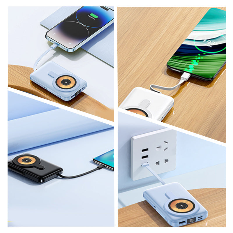Banque d'alimentation magnétique sans fil 10000mAh Charge rapide