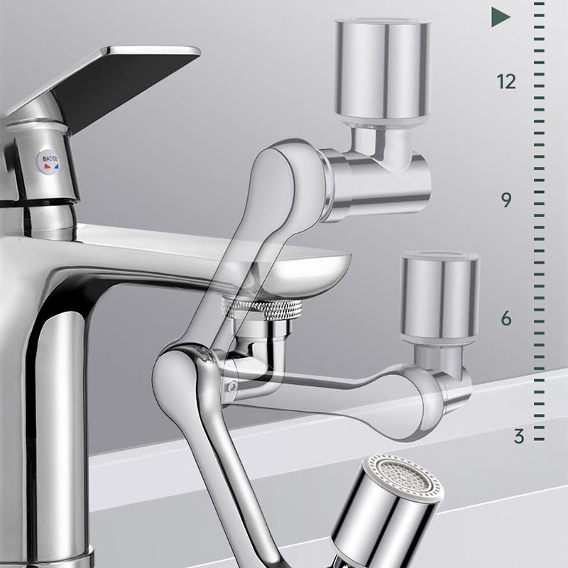 Adaptateur de robinet rotatif universel et anti-éclaboussures 1440°