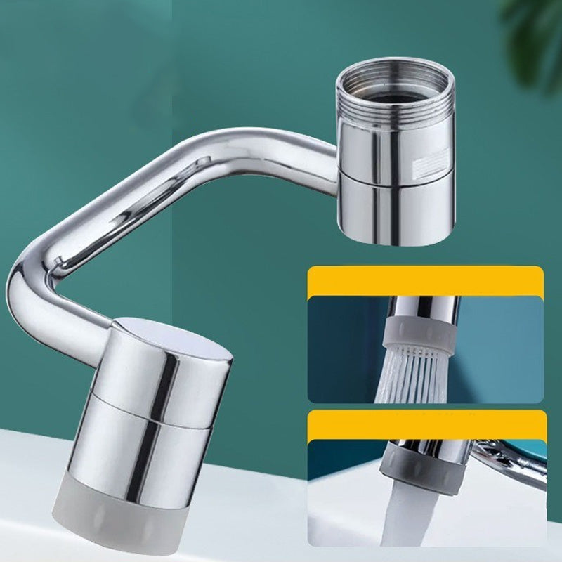 Adaptateur de robinet rotatif universel et anti-éclaboussures 1440°