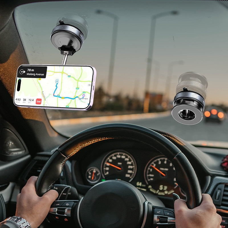 Support magnétique pliable – Fixation stable, design compact et rotation à 360°