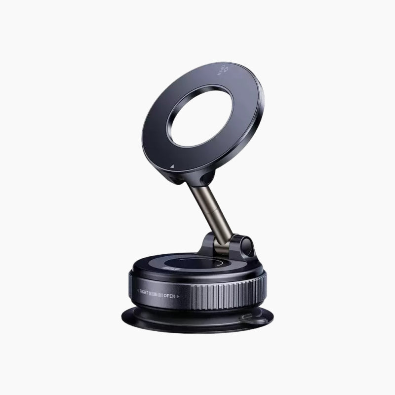 Support magnétique pliable – Fixation stable, design compact et rotation à 360°