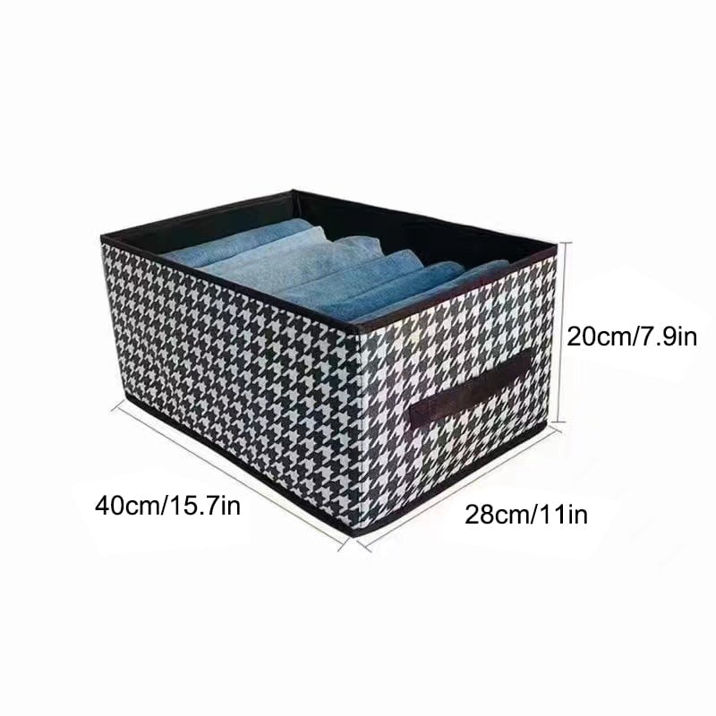 Organisateur de jeans pliable pour placard – Trouvez vos pantalons en 1 seconde !