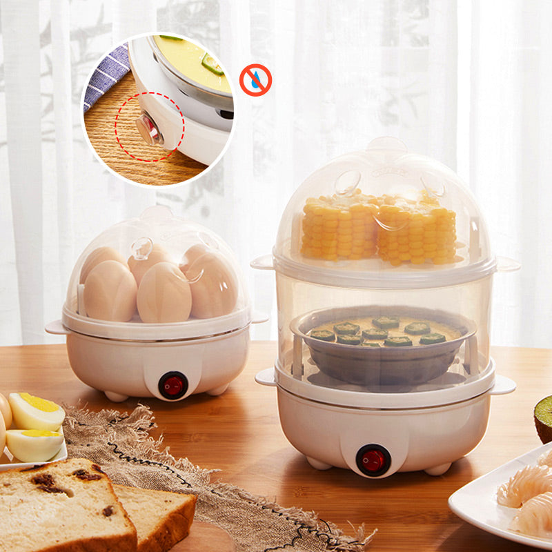 Mini cuiseur à œufs multifonctionnel ménager avec arrêt automatique