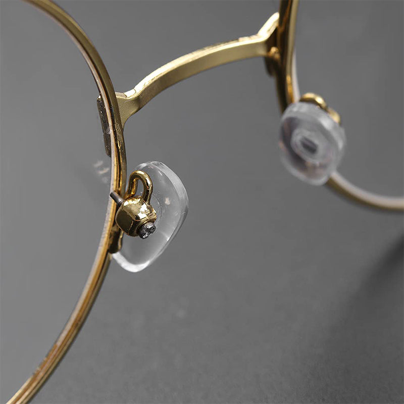 Kit de réparation pour plaquettes de lunettes - Remplacez vos plaquettes usées et vos vis rouillées à la maison. Pas de frais d'opticien - gardez vos lunettes confortables et bien ajustées !