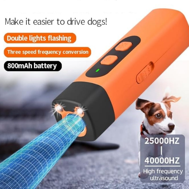 Dispositif anti-aboiement à ultrasons ultra-sécurisé – Répulsif pour chien humain et efficace