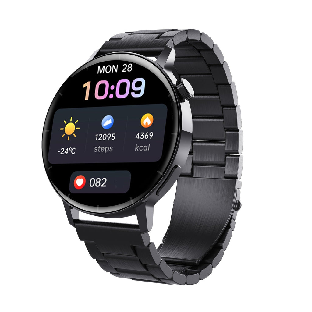 Montre intelligente Bluetooth multifonction avec surveillance complète de la santé 24h/24 et 7j/7