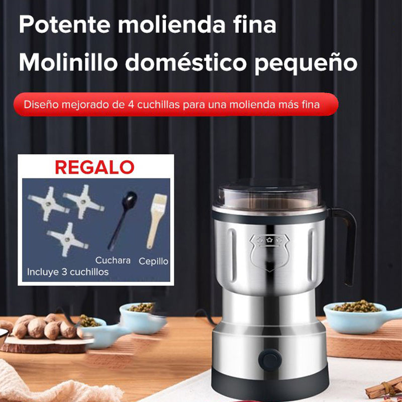 MAINTENANT ! Moulin électrique multifonctionnel – Pour café, épices et herbes, broyage puissant et rapide