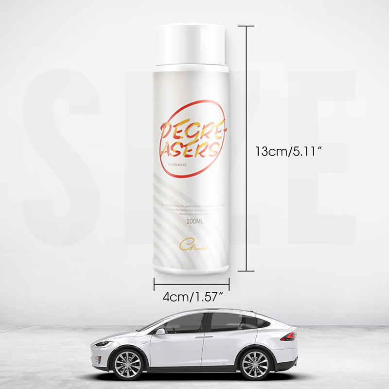 Agent nettoyant pour film gras de vitres de voiture