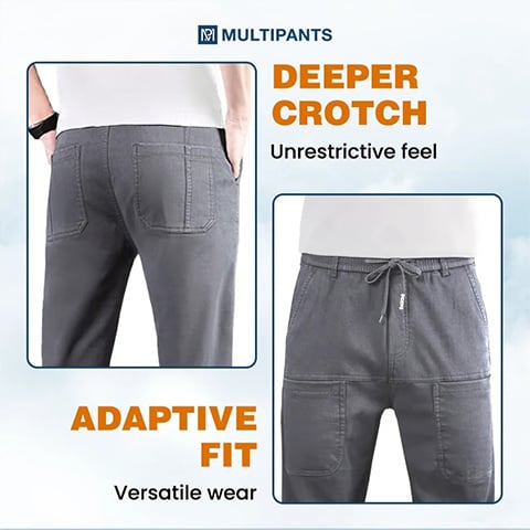 MultiPants – Pantalon cargo durable multi-poches ultra-extensible