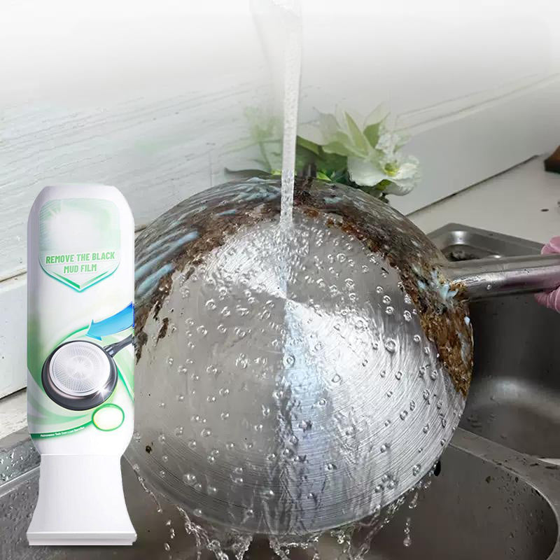 Nettoyant pelliculaire pour résidus brûlés – Dissout la graisse carbonisée tenace en 5 minutes, non toxique et sans frottage nécessaire