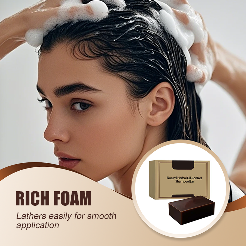 Shampoing solide régulateur de sébum aux herbes naturelles