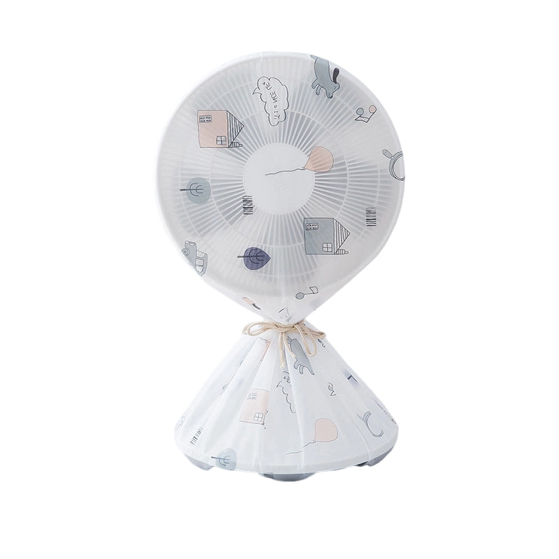 Housse anti-poussière pour ventilateur de sol à couverture complète à 360°