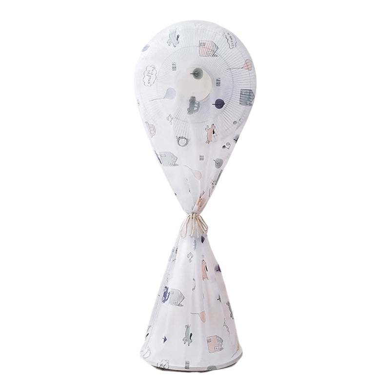 Housse anti-poussière pour ventilateur de sol à couverture complète à 360°