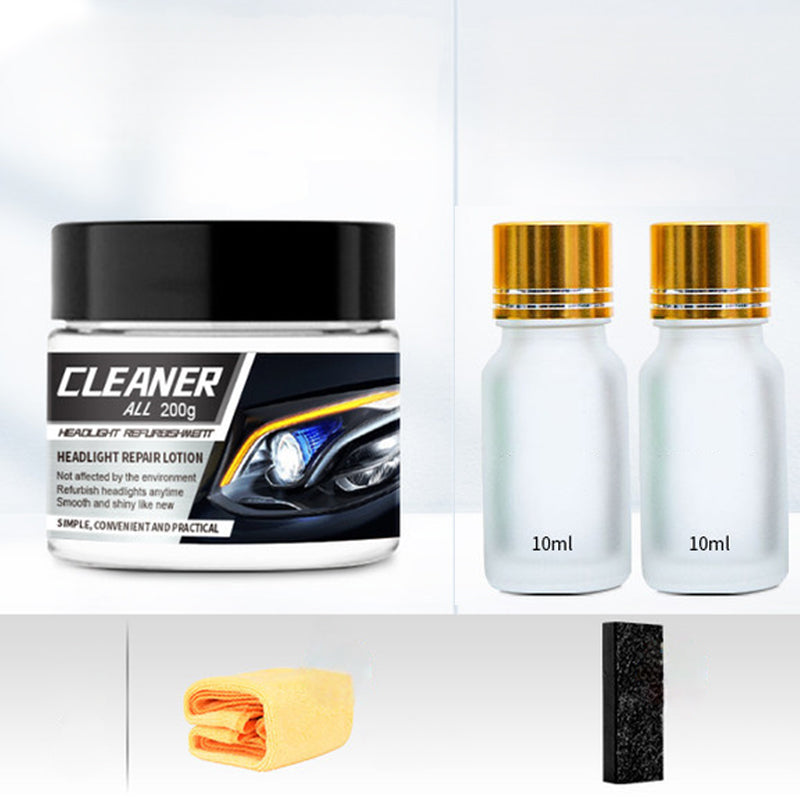 Kit de rénovation de phares pour optiques jaunies et ternies