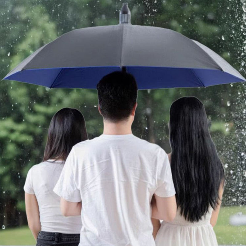 Parapluie Rétractable Résistant aux Intempéries avec Housse Imperméable