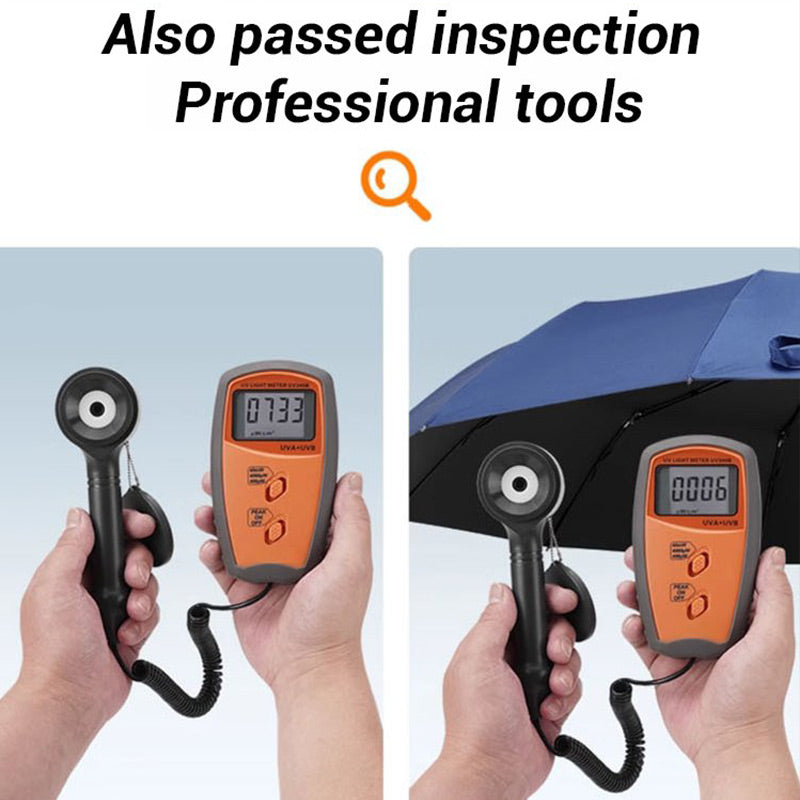 Parapluie Rétractable Résistant aux Intempéries avec Housse Imperméable