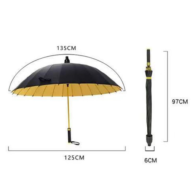 Parapluie Rétractable Résistant aux Intempéries avec Housse Imperméable