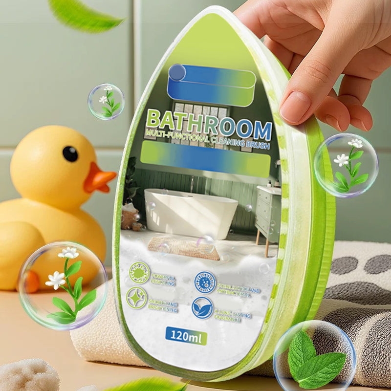 Éponge-brosse multi-usage anti-calcaire pour salle de bain