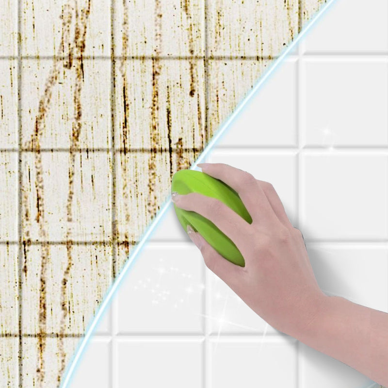 Éponge-brosse multi-usage anti-calcaire pour salle de bain