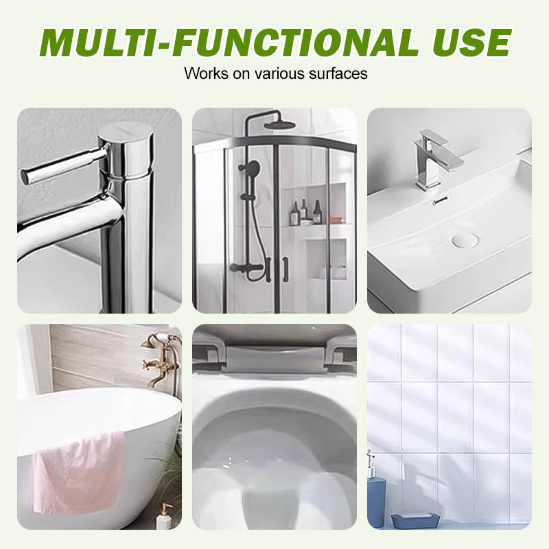 Éponge-brosse multi-usage anti-calcaire pour salle de bain