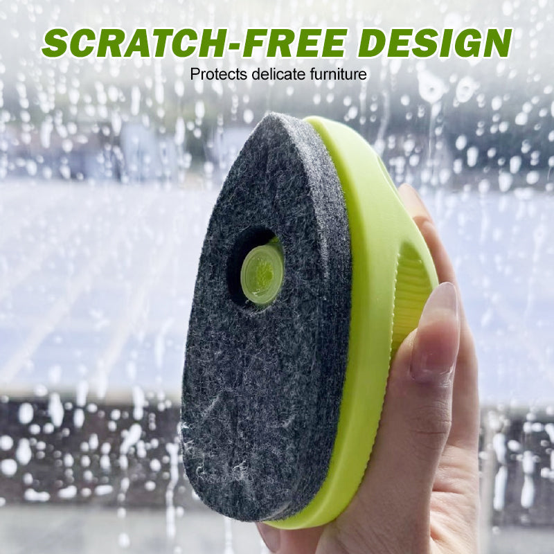 Éponge-brosse multi-usage anti-calcaire pour salle de bain