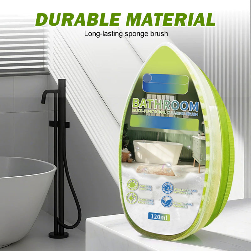 Éponge-brosse multi-usage anti-calcaire pour salle de bain