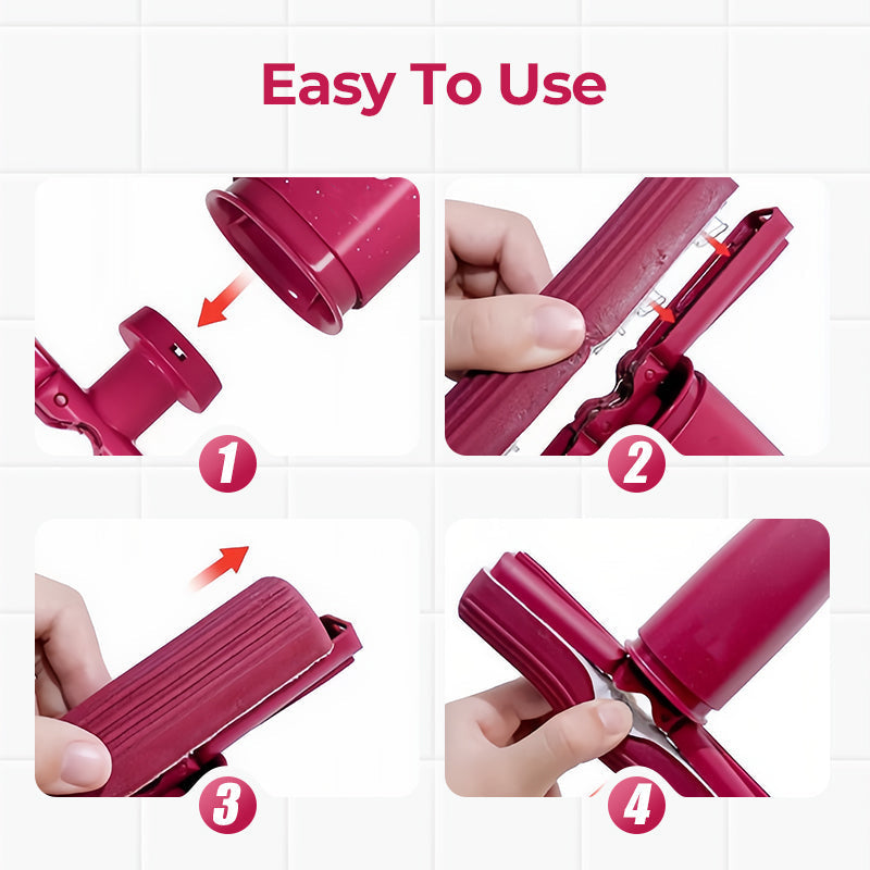Balai éponge portable à essorage par traction