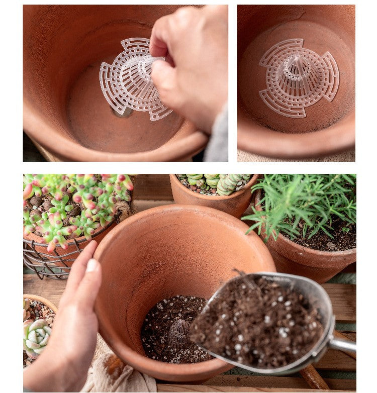 Dispositif de drainage de jardinière anti-pourriture des racines
