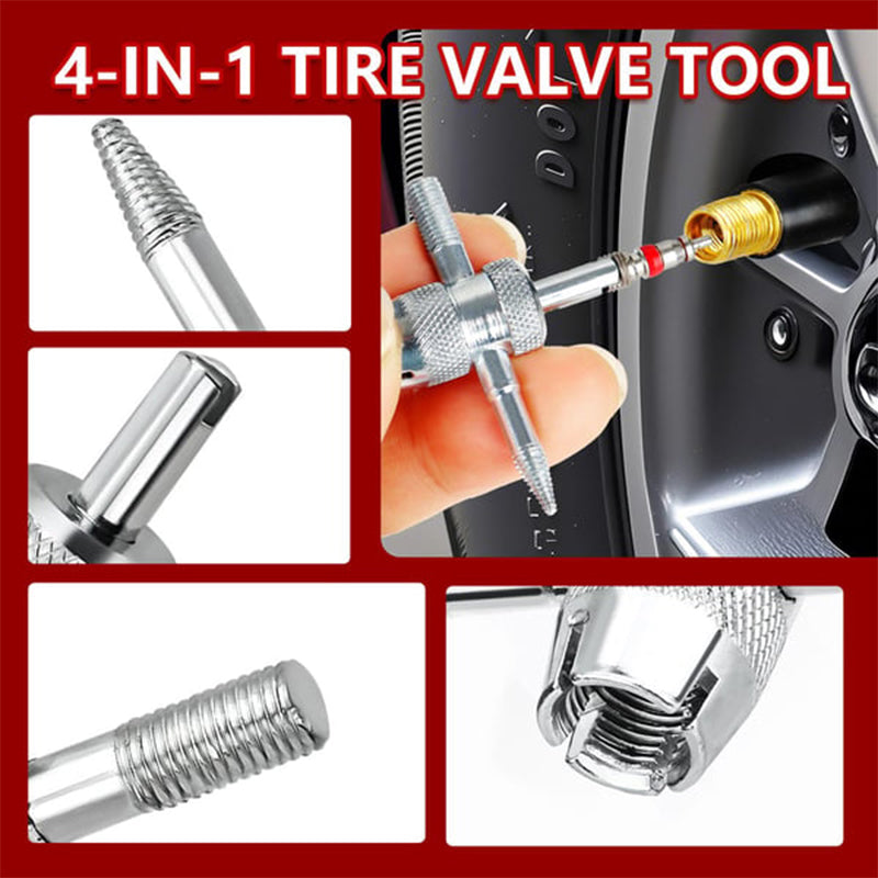 Kit d'outils de valve de pneu de voiture à changement rapide