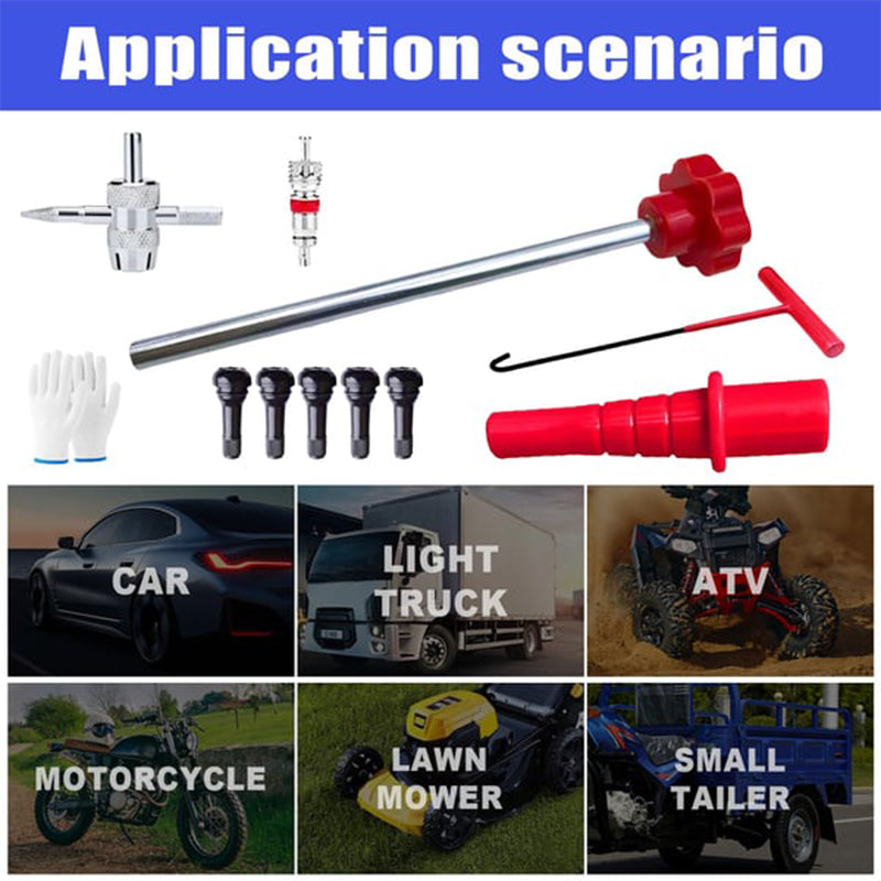 Kit d'outils de valve de pneu de voiture à changement rapide