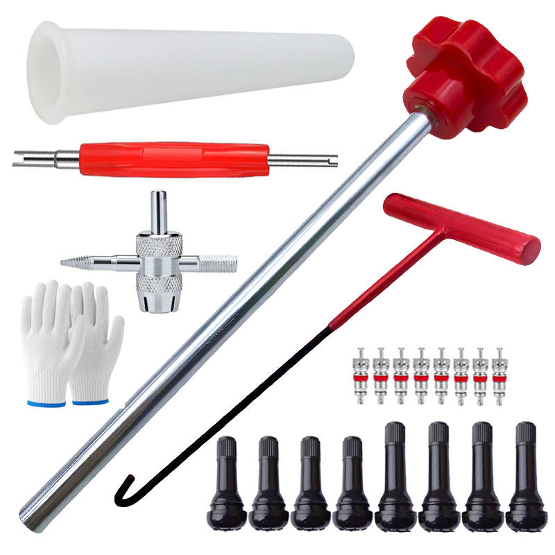 Kit d'outils de valve de pneu de voiture à changement rapide