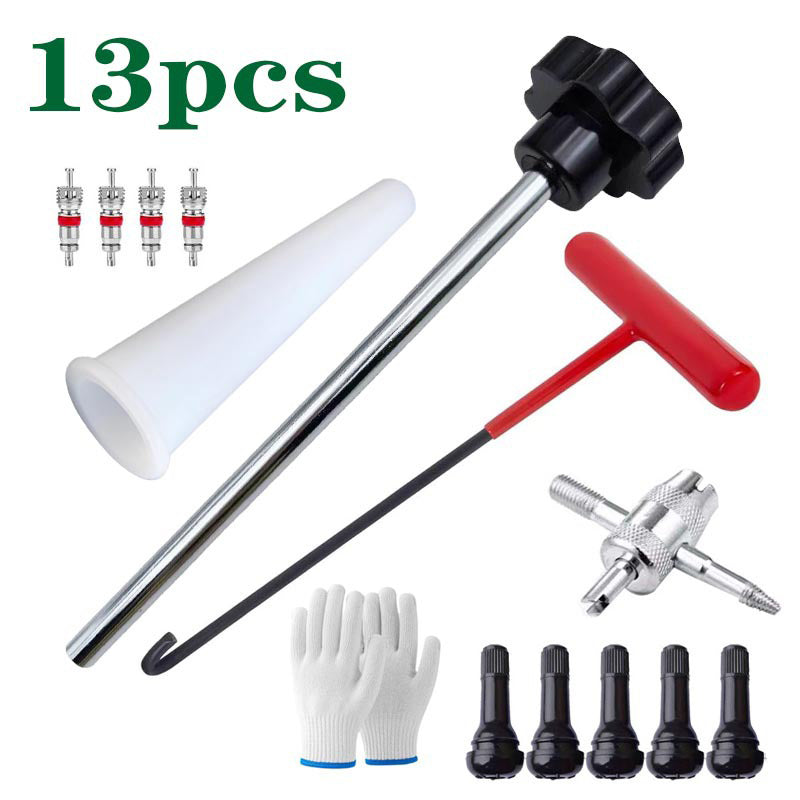 Kit d'outils de valve de pneu de voiture à changement rapide