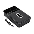 Boîte de rangement pour accoudoir avec éclairage d'ambiance LED
