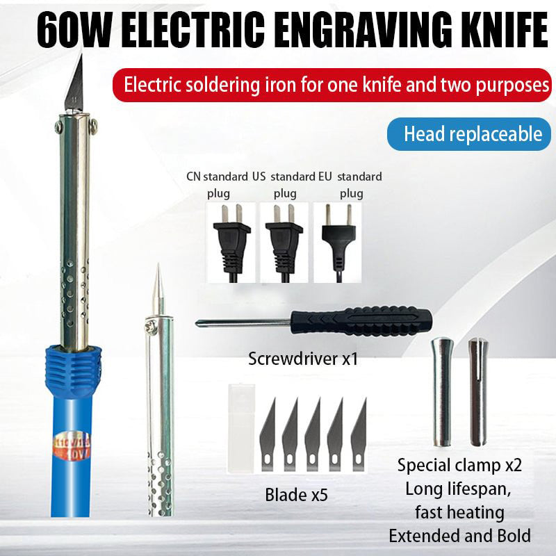 Couteau à graver électrique à chauffe externe