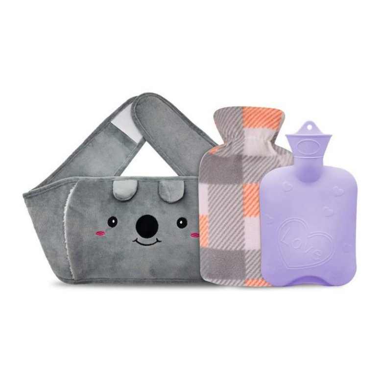 Ceinture bouillotte peluche rechargeable