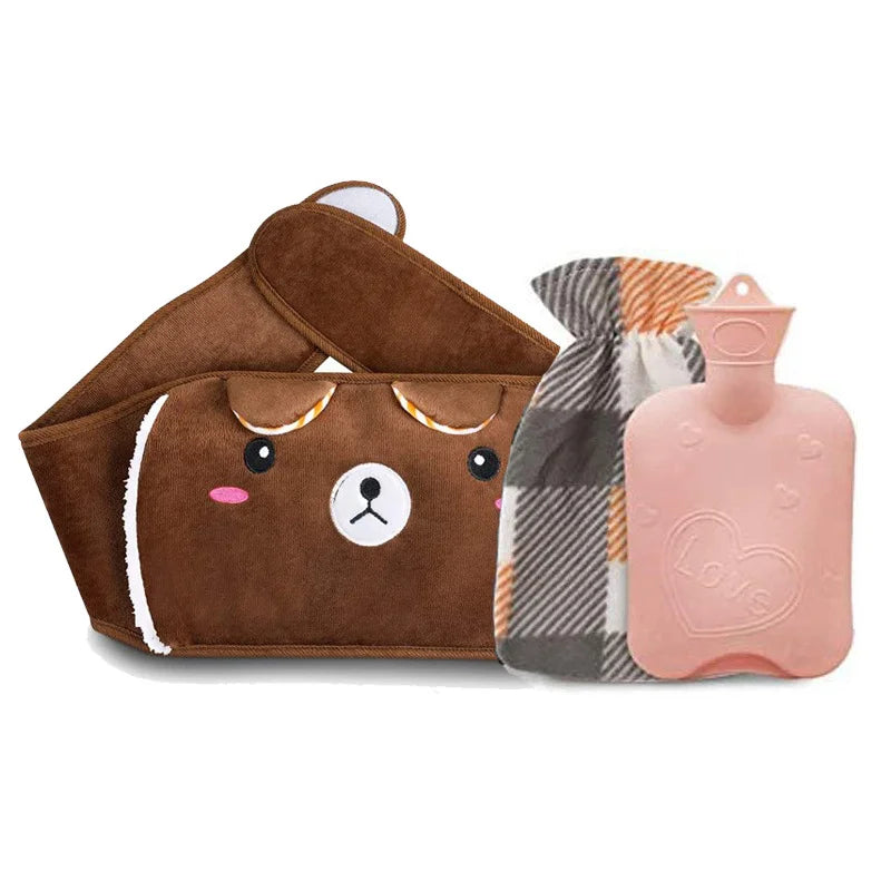 Ceinture bouillotte peluche rechargeable