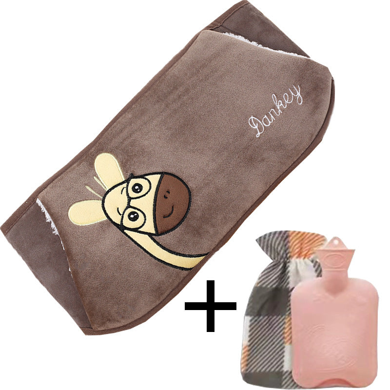 Ceinture bouillotte peluche rechargeable