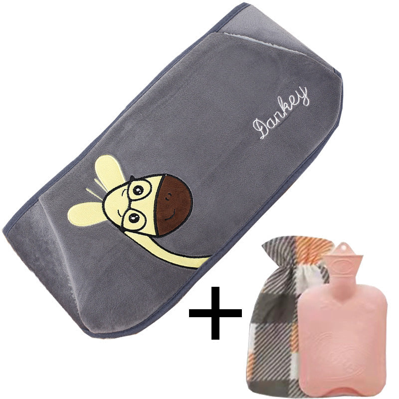 Ceinture bouillotte peluche rechargeable