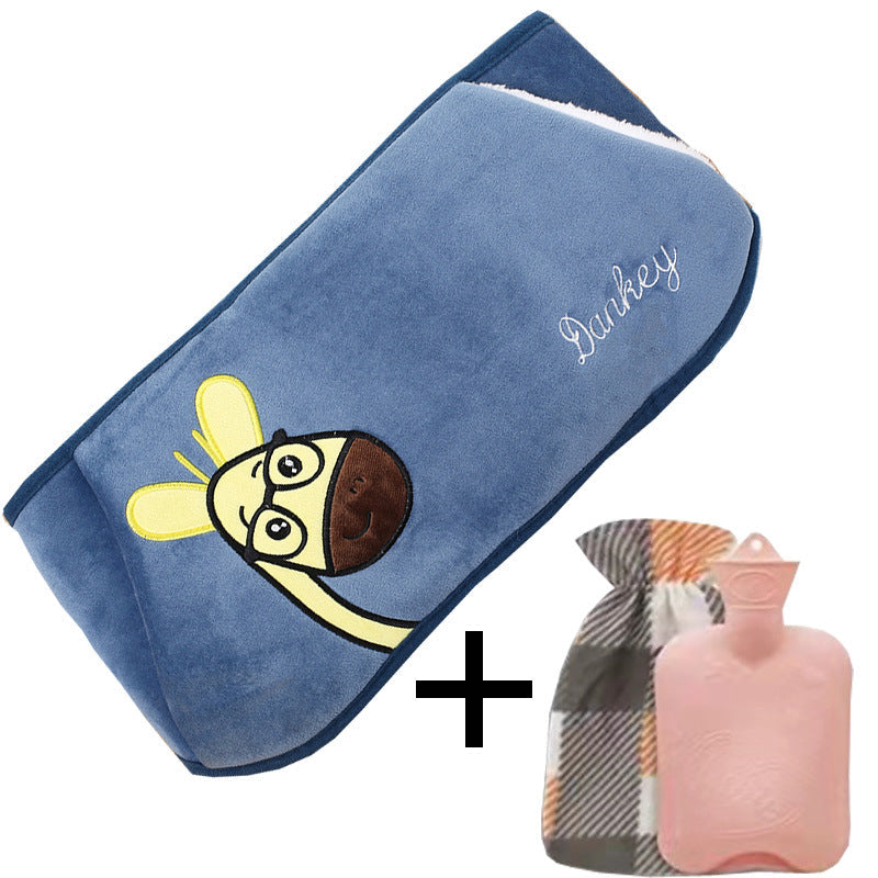 Ceinture bouillotte peluche rechargeable