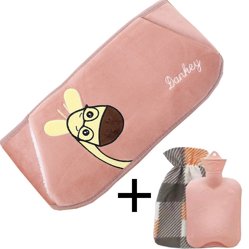 Ceinture bouillotte peluche rechargeable