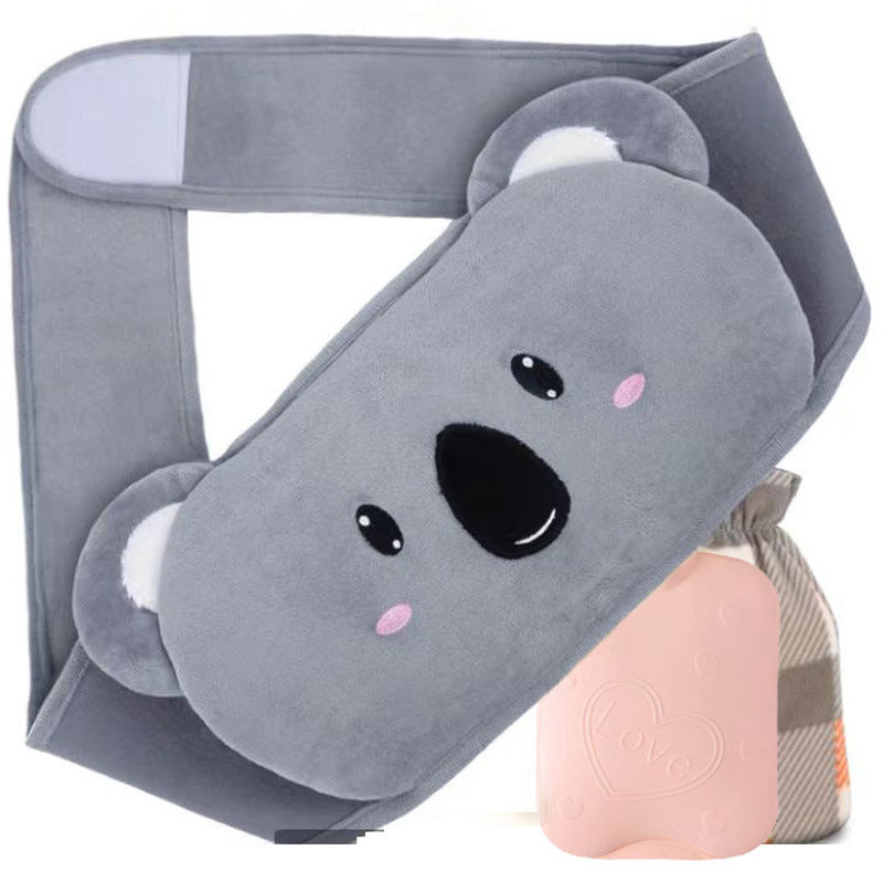 Ceinture bouillotte peluche rechargeable