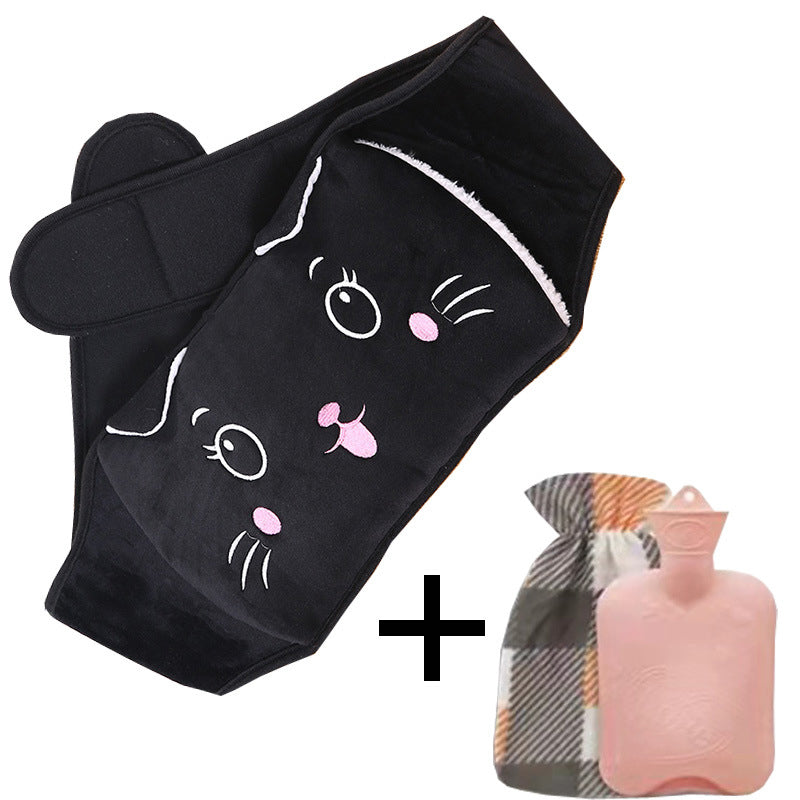Ceinture bouillotte peluche rechargeable