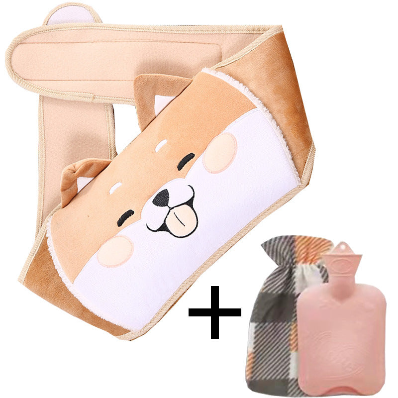 Ceinture bouillotte peluche rechargeable