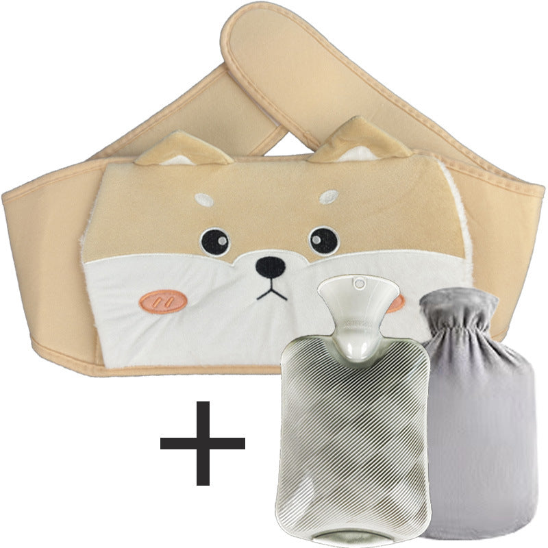 Ceinture bouillotte peluche rechargeable