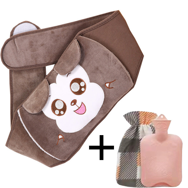 Ceinture bouillotte peluche rechargeable